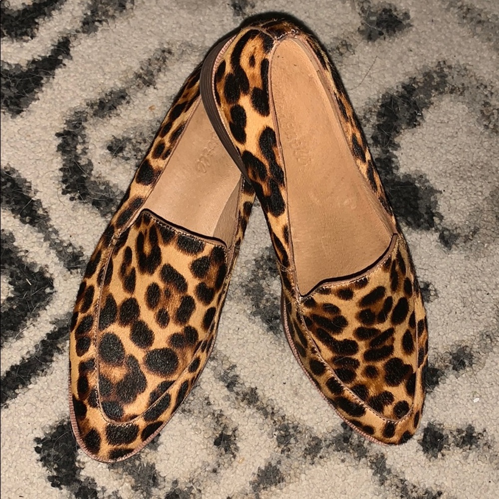 Madewell Frances Calf Hair Leopard Loafer - Sz 7.5